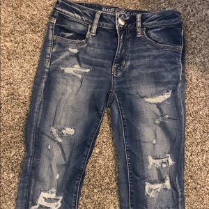 American Eagle cropped jeggings